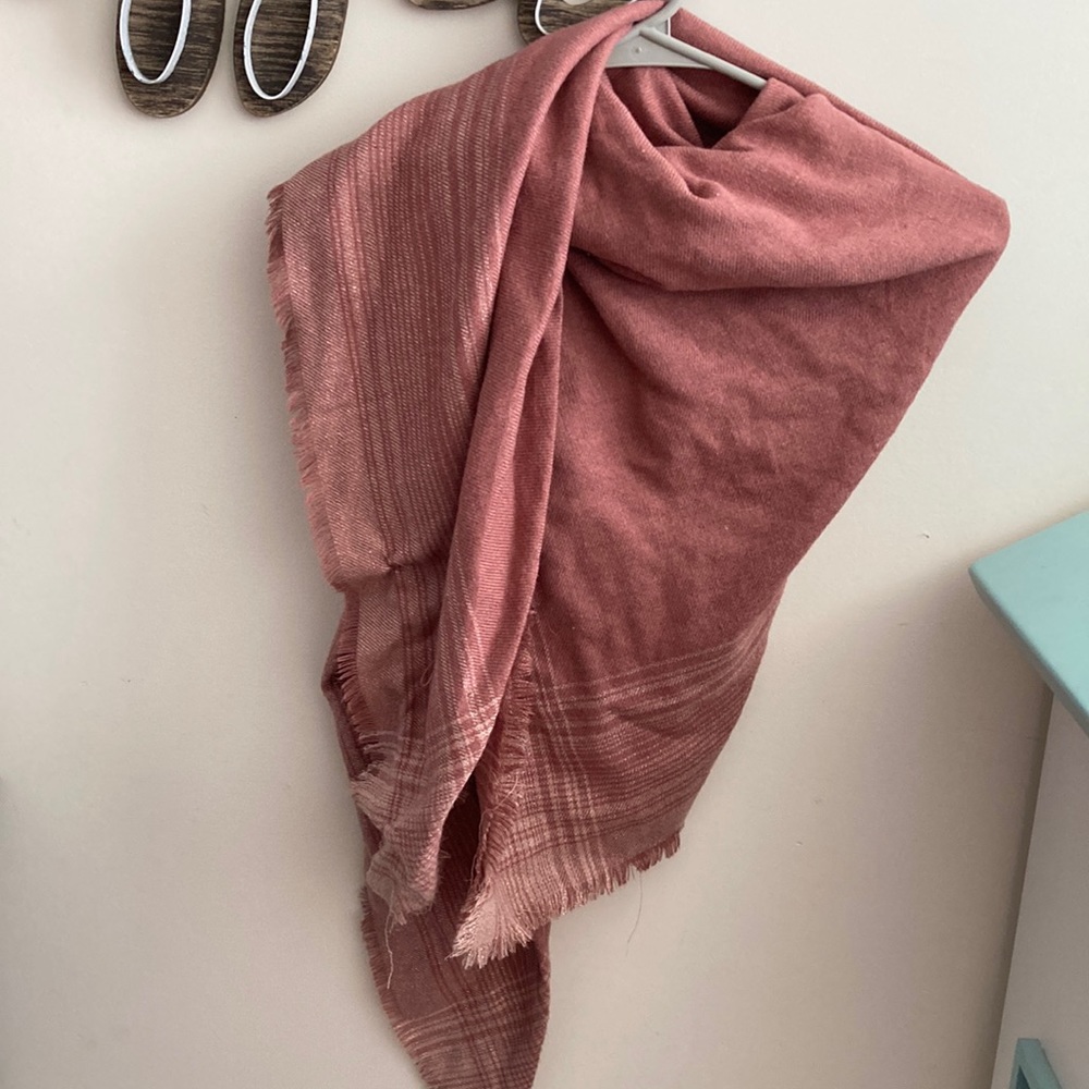 Pink scarf